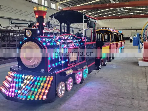 Western Antique Indoor Battery Power Electric Shopping Mall Kids Train for Sale photo-3
