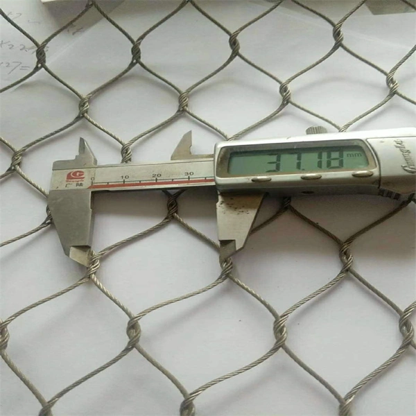 Protective Hand-woven Rope Mesh, Balcony Stainless Steel Hand-woven Mesh photo-2