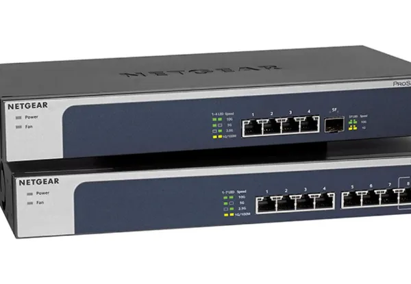 Сетевой коммутатор NETGEAR XS505M Gigabit multi-gigabit пятискоростной несовместим с сетевым управлением