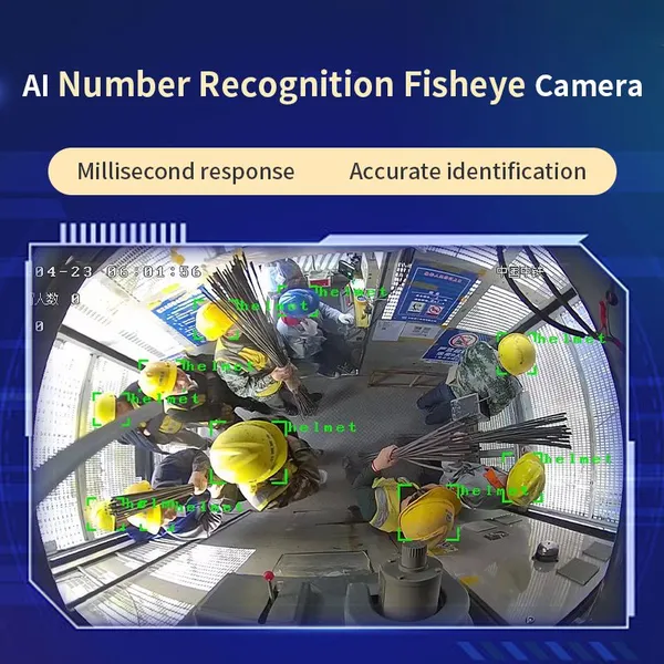 ai Number of People Identification Fisheye Camera Security Camera System Wireless photo-2