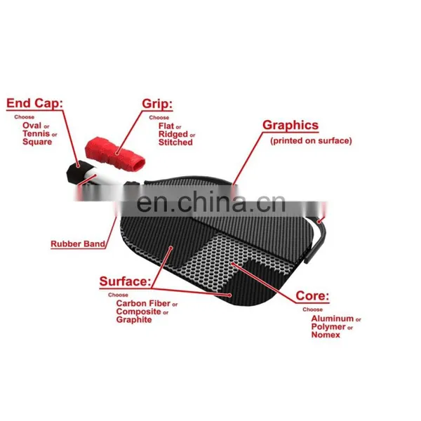 Custom Pickleball Paddles USAPA 10-16mm Professional 3k 12k 18k Carbon Fiber Pickleball Paddle photo-2