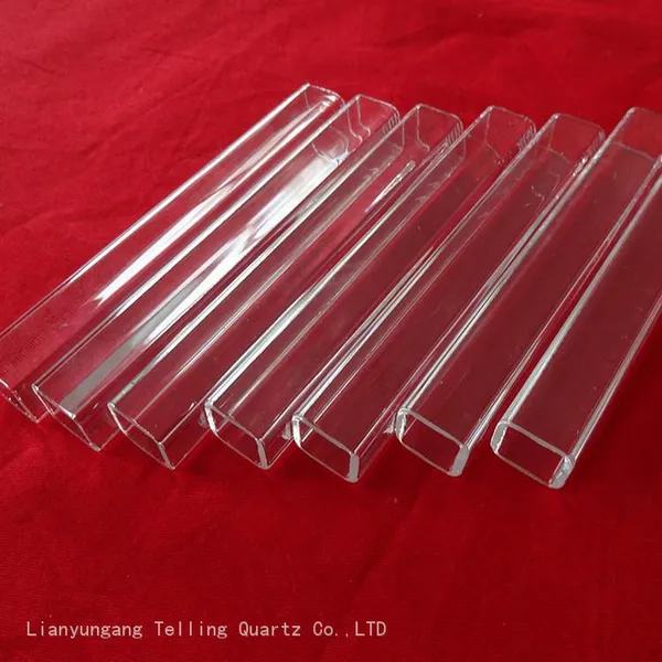 Customized Squared Quartz Glass Tube Fabricated Quartz Tube photo-5