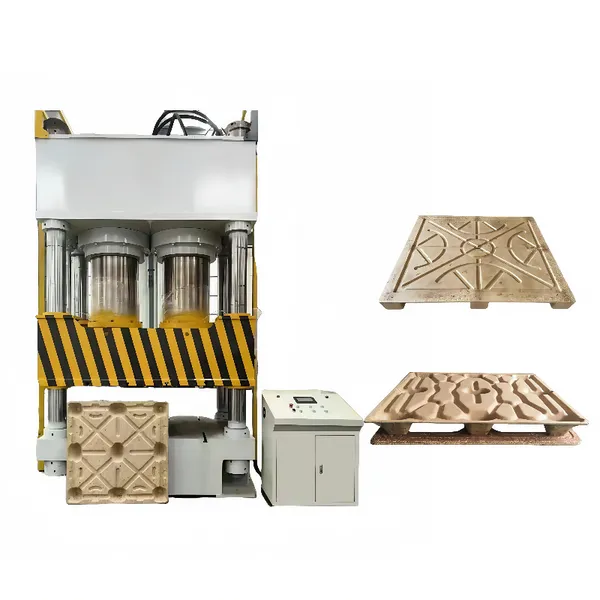 Industrial New Wood Pallets Wood Powder Pallets Agricultural Waste Recycling Pallet Making Equipment