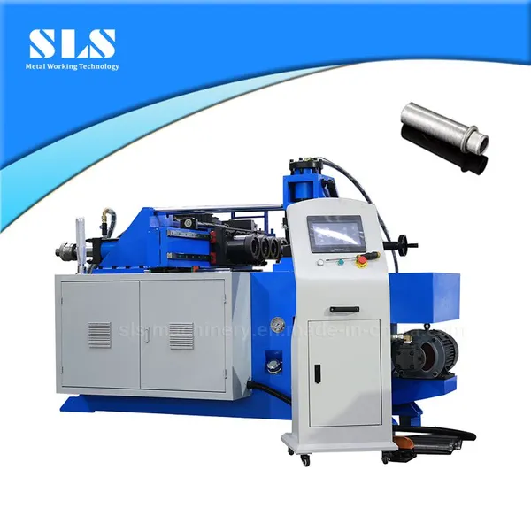 Manufacture Sells PLC Control  4 Stationes Pipe End Forming Machine