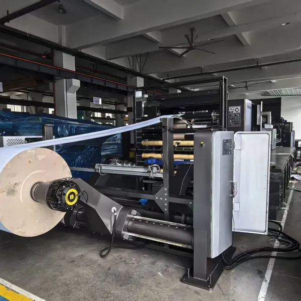 Roll Paper Sheet Cutter Machine, Duplex/Paperboard/Cardboard Paper Sheeting Machine Rotary Knife Double Reel Cross Cutting Machine