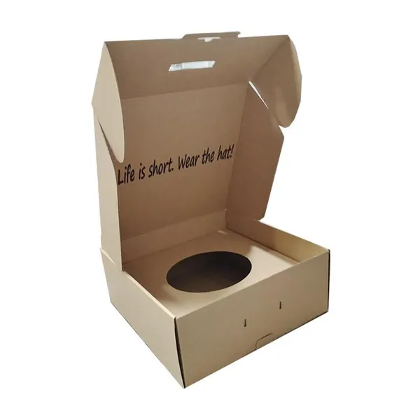 Deluxe Custom Logo Hat Box With Handle Designed for Premium Boutique Collections photo-2