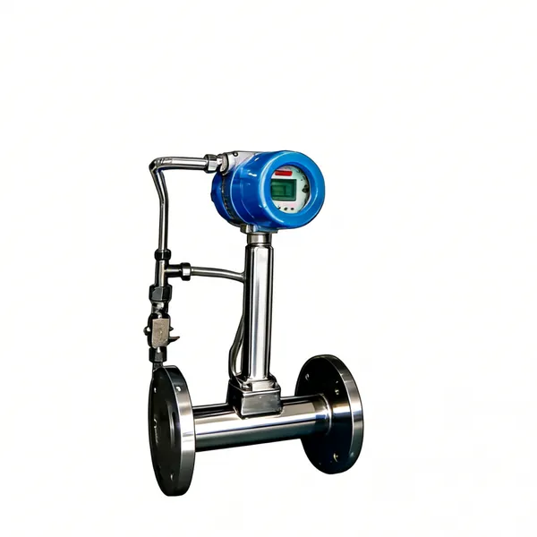 Kyue Vortex flowmeter DN15 for steam liquid  compressed air  nitrogen HART RS485