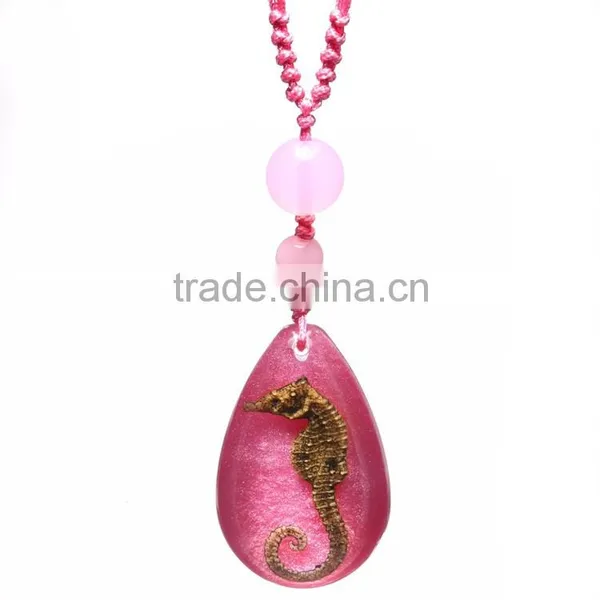 2016 Fashion Resin Necklace With Kinds of Sealife photo-2