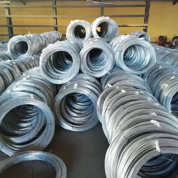 Fio de ferro galvanizado eletroquimicamente de aço galvanizado (GI) com superfície lisa para amarração