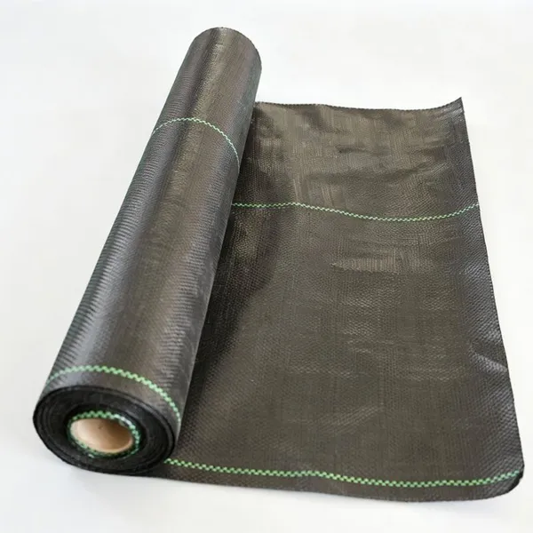 Control Fabric Woven Geotextile Anti Grass Mat Grass Controll 100 140 160 170 GSM 3.0 4.1 4.8 5.0 oz Black photo-2