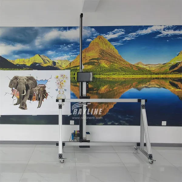 Brand AI 4K Printer Price 9600DPI Wall Printer UV Ink Wall/Glass/Wood/Ceramic/Metal Wall Printer Machine photo-3