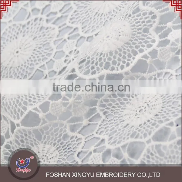 Factory Price High Quality Water Soluble Printing Mesh Embroidery Fabrics for Bridal Dress photo-4