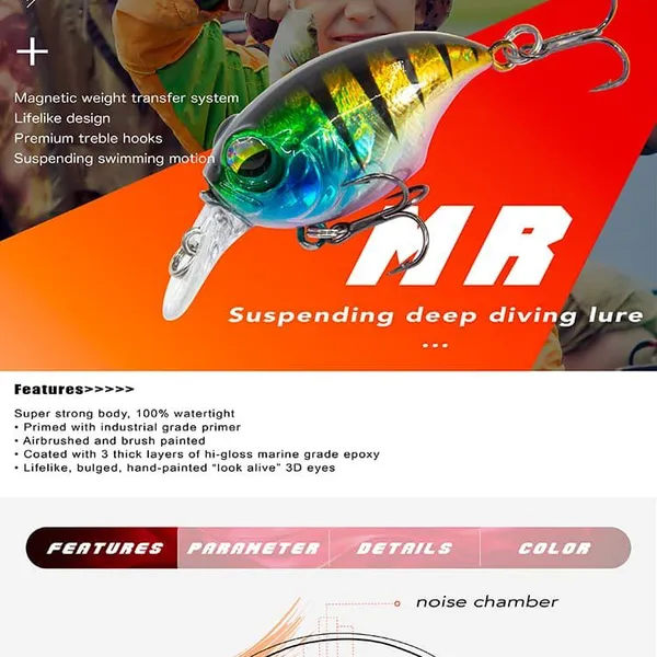 Floating Crankbait-GDCK10-42.5mm/8g photo-5