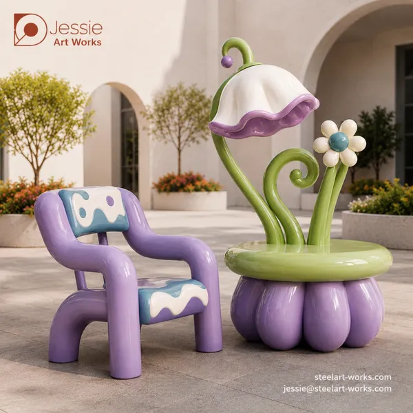FRP Pear Alphabet Art Furniture photo-3