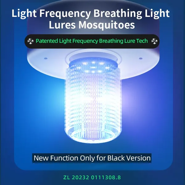 4th Generation Multi-Functional Metal Body LED Outdoor Light Solar Mosquito Lamp for Garden photo-4