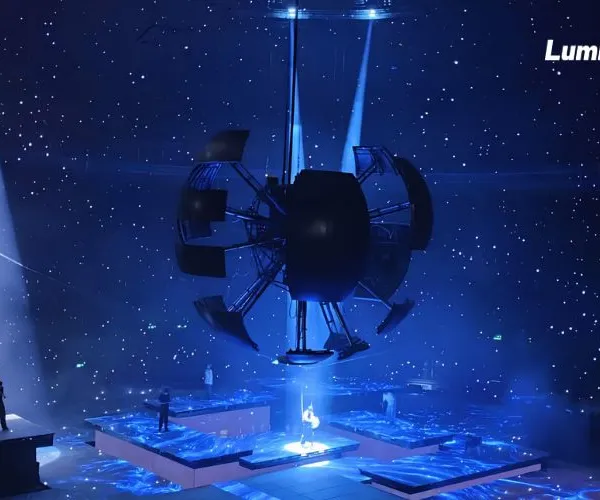 Low Noise LED Spherical Screen Flame Retardant Material Indoor Creative Sphere LED Advertising Display