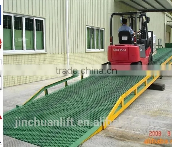 0.9~1.7m, 8 Ton Front Load Containers /hydraulic Loading Ramp /adjustable Loading Ramp photo-6
