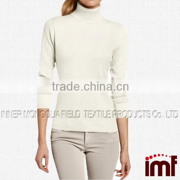 Women's 100% Cashmere Classic Turtleneck Pullover Sweater Quality Choice