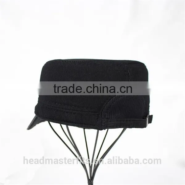 Corduroy Adjustable Baseball Cap Military Cap photo-4