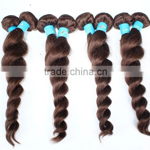 Loose Wave 28 Inch Virgin Remy Indian Hair Weft With Competitive Cost photo-3
