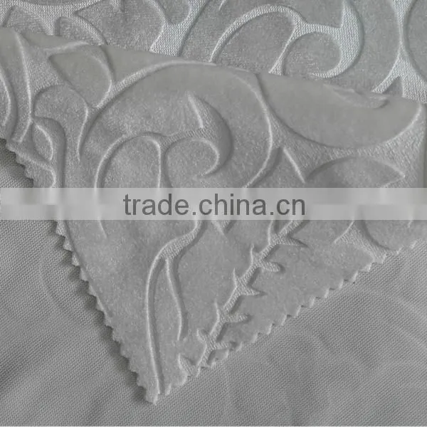 Dubai Fashion Curtain Fabric 100% Polyester Italy Shiny Velvet Tricot Fabric For Curtain photo-2