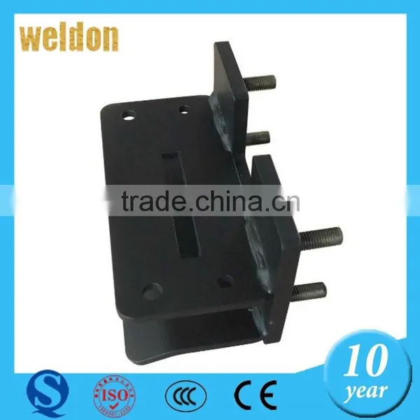 WELDON Black Powder Coated Custom Sheet Metal Precision Steel Stamping Part photo-5