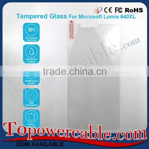 Premium Ultra Clear High Definition Tempered Glass Screen Protector for Microsoft Lumia 640 XL photo-2