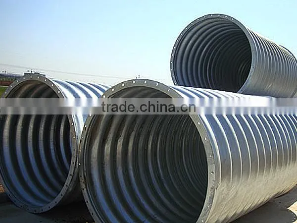 Hot Sell Galvanized Corrugated Culvert Pipe photo-2