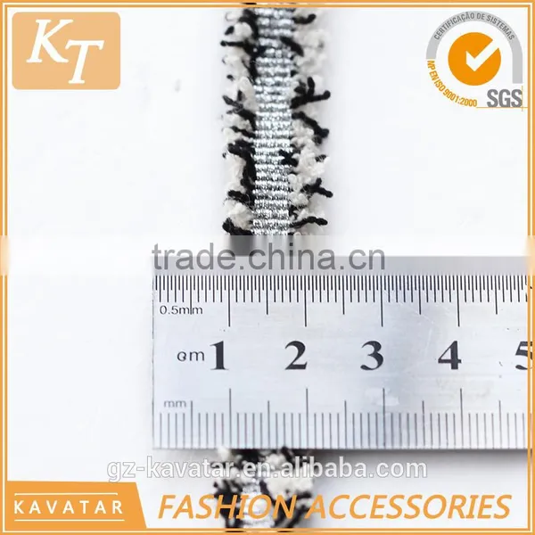 Silver and Gold Bottom Ribbon With Rough Selvedge photo-3