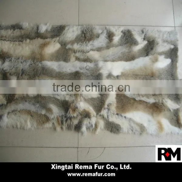 100% Real Patched Rabbit Fur Plate For Garments photo-5