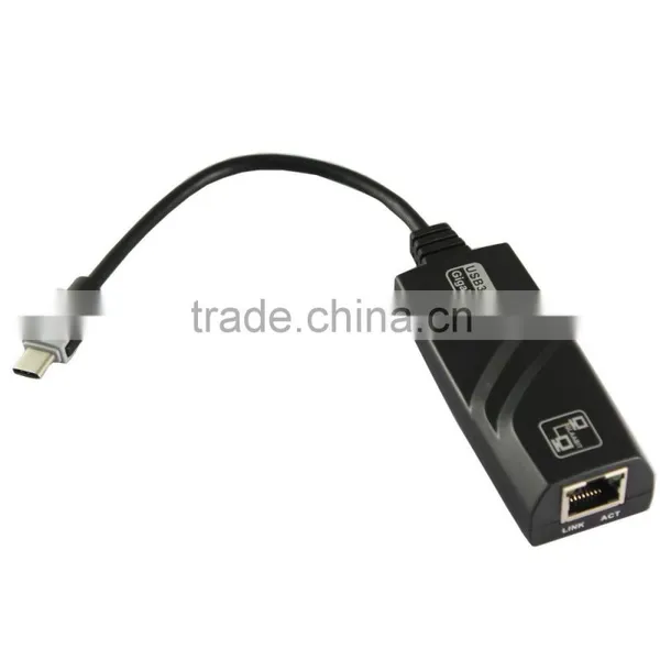USB-C 3.1 Type-C to USB 3.0 Gigabit Ethernet LAN Adapter