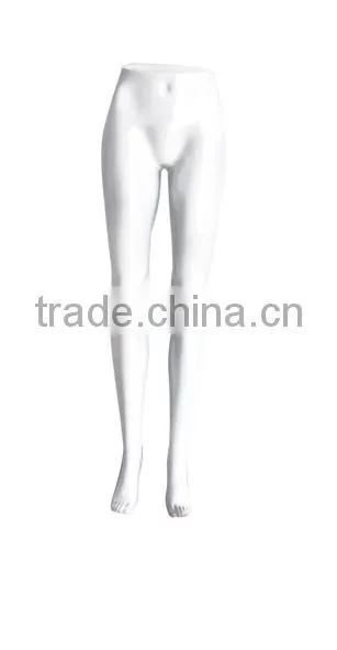 Cheap plastic pants mannequin skin white color window show factory