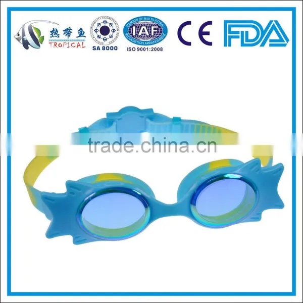Funny Kids Cartoon Swimming Goggles,fish Kids Goggles,UV Protection Kids Swimming Goggles photo-2