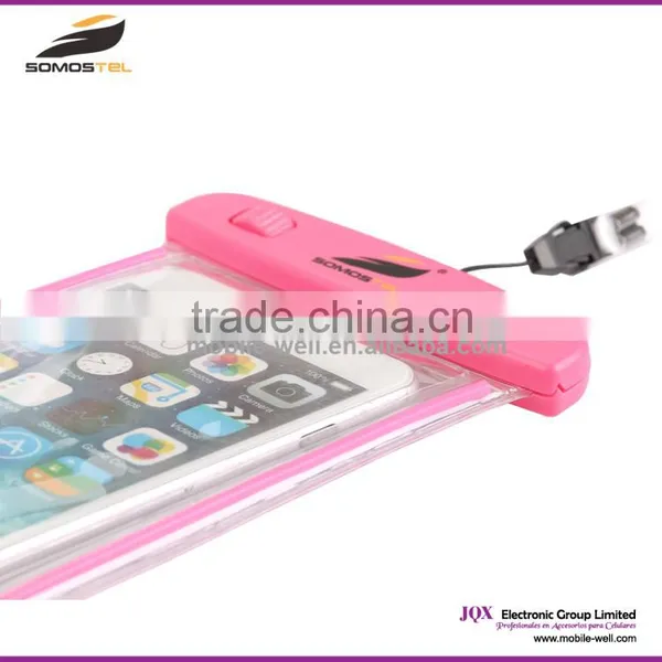 [Somostel] High Quality PVC Fluorescent Waterproof Diving Bag For Phones Underwater Pouch Case For Iphone 6/6plus For Samsung s3 photo-5