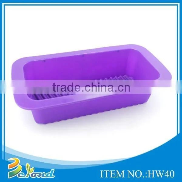 Popular Nice Design Rectangle Silicone Baking Mould