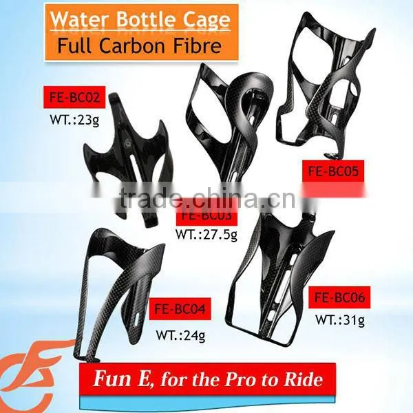 3K UD Clear or Matte Bicycle Accessories China Carbon Bottle Cage