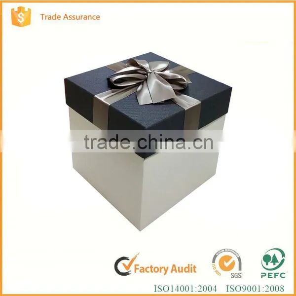 Hot Sale Square Large Gift Box Custom Elegant Lover Wedding Gift Paper Box Supplier's Choice photo-4