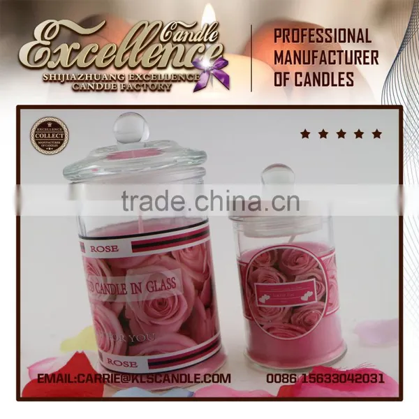 the Most Popular High Quality Scented Jar Glass Candle 6*11cm photo-5