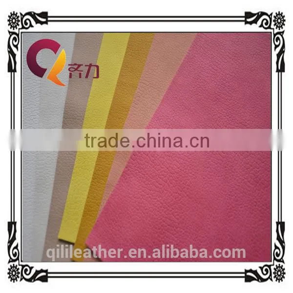 QILI 2014 Artificial Leather With Elastic Fabric Backer for Handbags and Bags