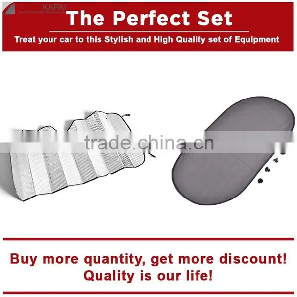 The Perfect Set Front Windshield Sunshade+Rear Window Sunshade