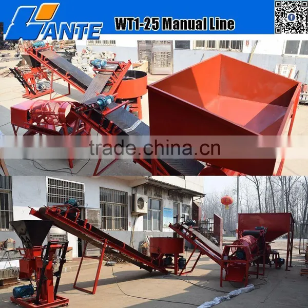 Manual Soil Clay Interlocking WT1-25 Brick Making Machine Factory Price for Sale photo-6