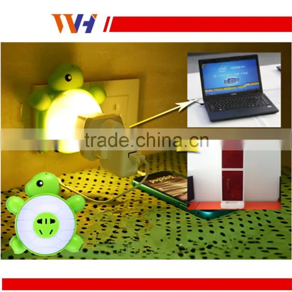 Multifunction Double USB Charging Jacks Voice Control Led Lamp photo-2
