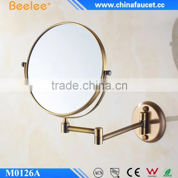 6 Inch Double Sides Antique Makeup Mirror Fixed on the Wall Quality Choice photo-2
