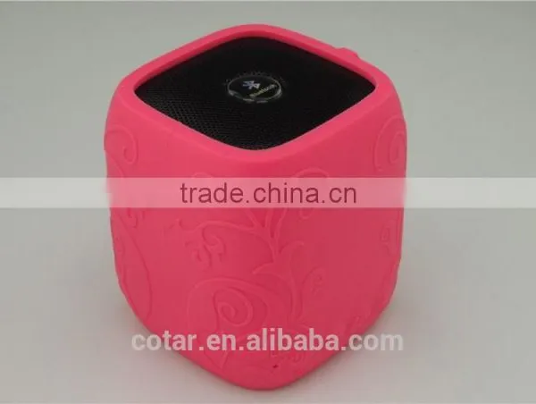 2015 Best-Sale Waterproof Mini Bluetooth Speaker With Hand Free Function Red Color photo-2