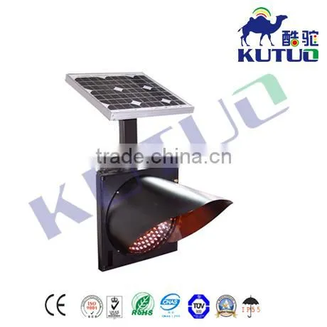 300mm Solar Warning Traffic Light photo-3