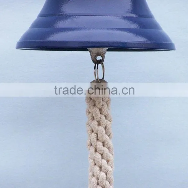 Nautical Dark Blue Bell / Ship Bell / Decorative Blue Bell NBB 0024 photo-4