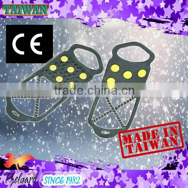 CE/ISO Approved Taiwan-made Non-slip Double Traction Snow Grabber