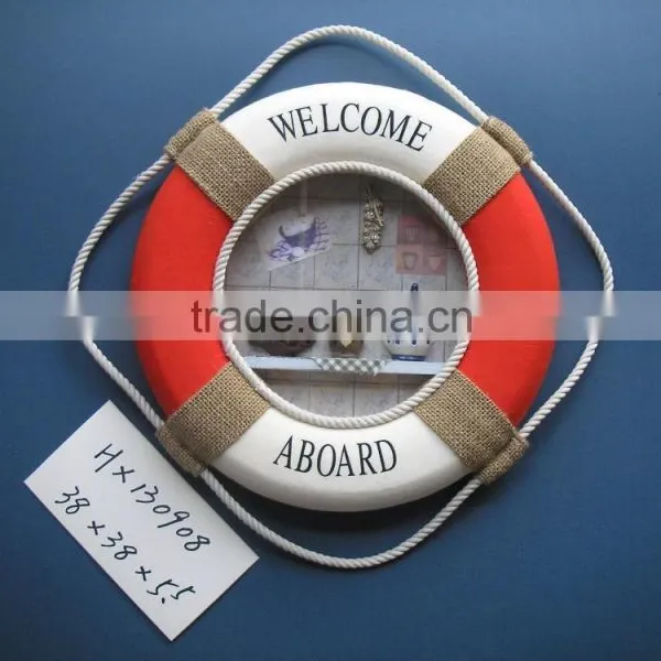 Nautical Crafts Gifts Decorative Life Preserver Ring Rigid Foam Lifebuoy photo-3