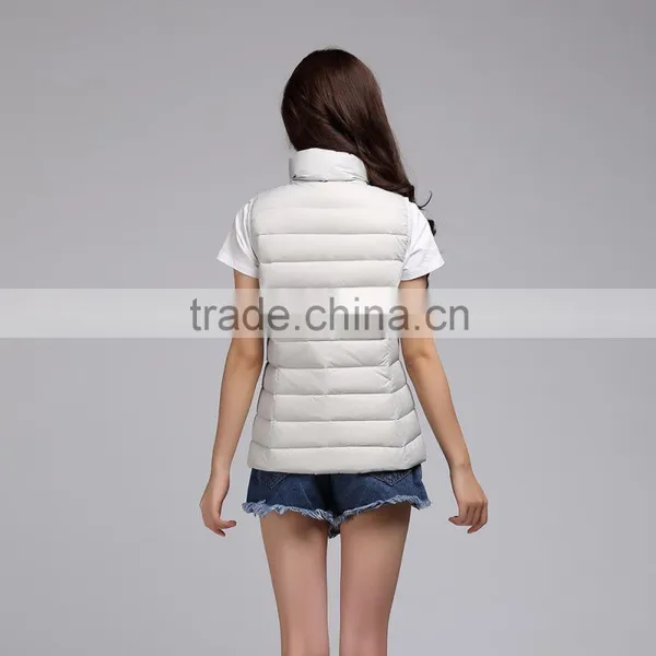 European Style Down Vest Ladies Vest for Women photo-4
