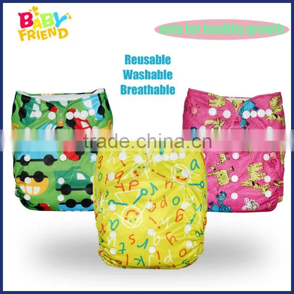 Free Shipping Reusable and Eco-friendly Babyfriend Baby Cloth Diaper